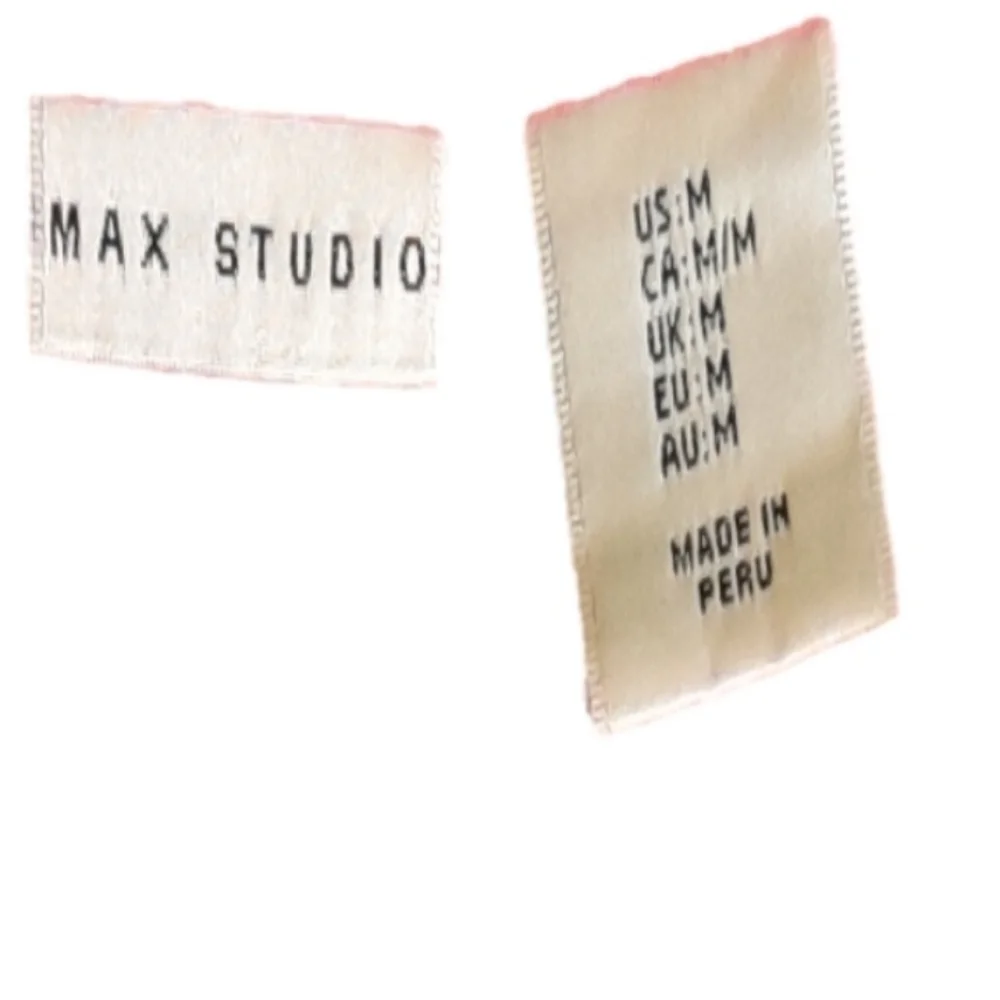 Max Studio Top Womens Medium Pink Short Sleeve Pima Cotton Shirt V Neck - Picture 5 of 8